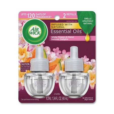 Reckitbenc Air Wick, Life Scents Scented Oil Refills, Summer Delights, 0.67 Oz, 2PK 91112PK